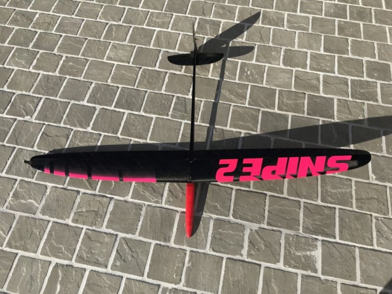 VENDU SNIPE 2 UHM F3K Segelflugmodell – Top Zustand, KST Servos, Akkus & Schutztaschen