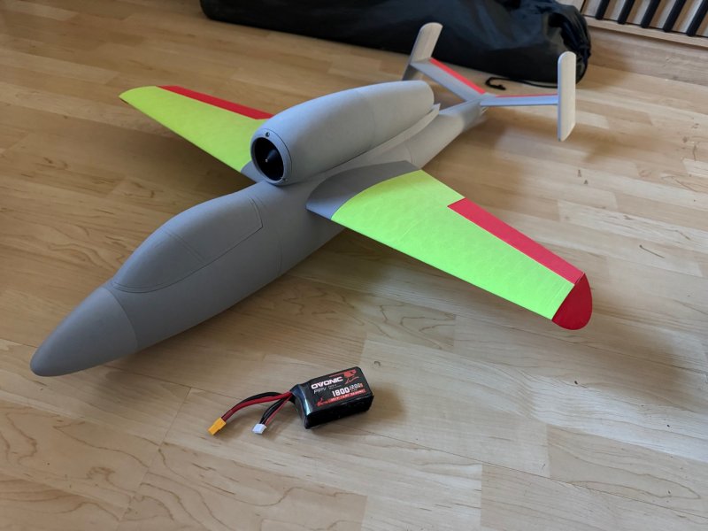 Heinkel He 162 Salamander EDF 3D Druck