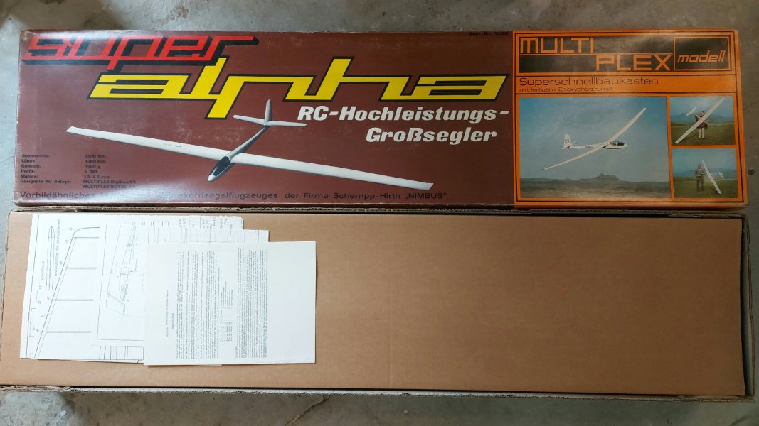 Multiplex Super Alpha (Nimbus) bausatz