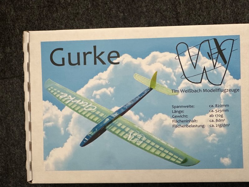 Gurke Tim Weißbach Bausatz Flächenverwindung