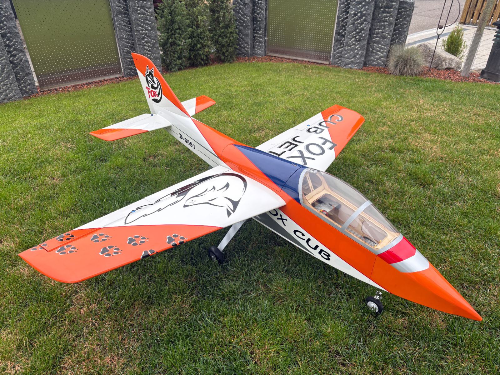 Fox Cub Jet, für Turbine 45 Nm-90 Nm -flugfertig–